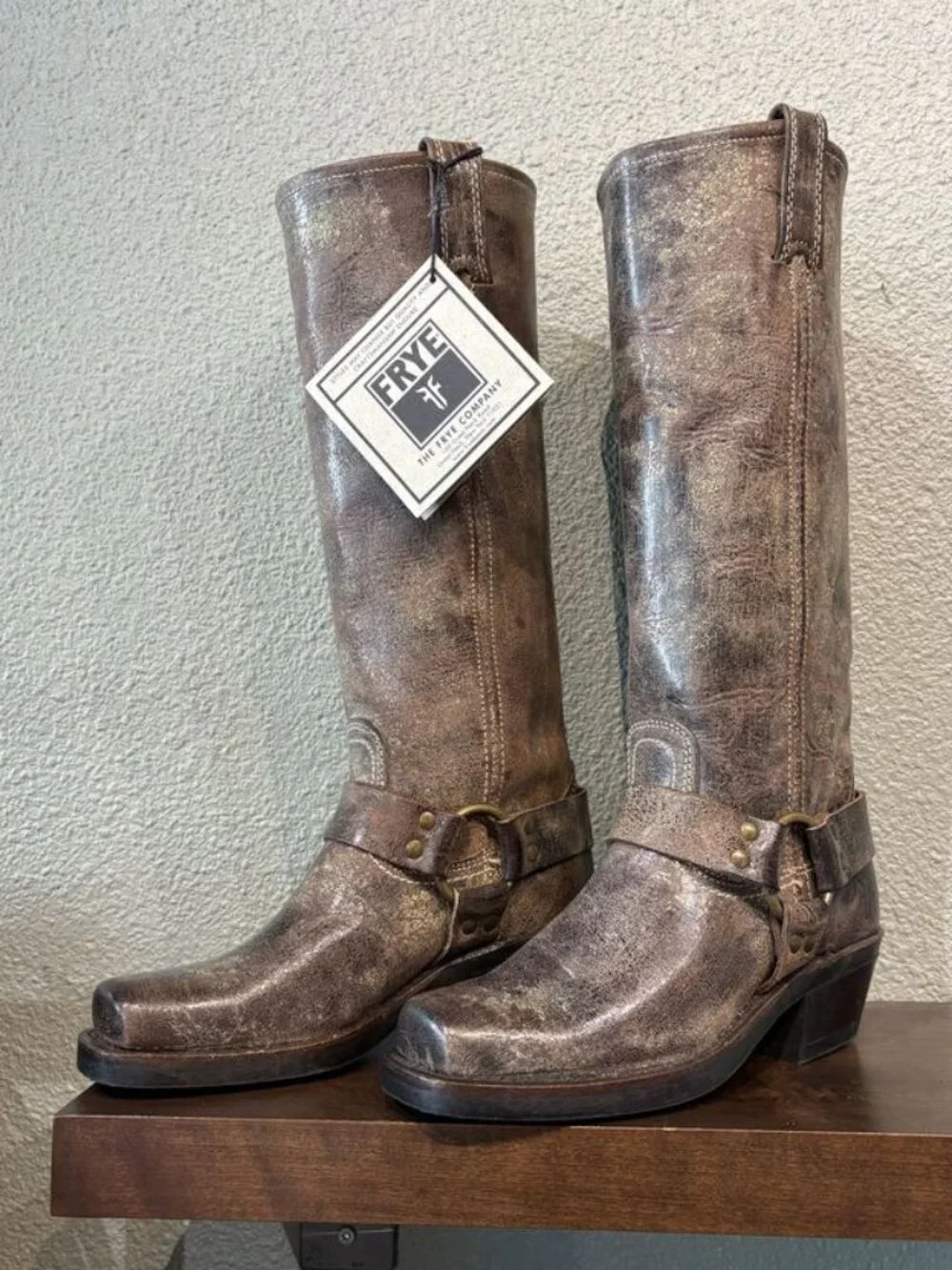 Frye Harness 15R 77324 Choc Vintage Boot